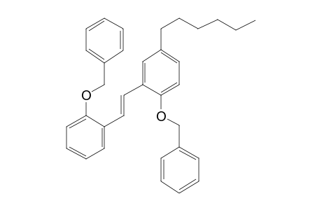 Trans-2,2'-bis(benzyloxy)-5-hexylstilbene