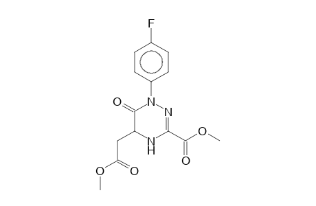 1-(4-Fluorophenyl)-5-methoxycarbonylmethyl-6-oxo-1,4,5,6-tetrahydro-[1,2,4]triazine-3-carboxylic acid, methyl ester