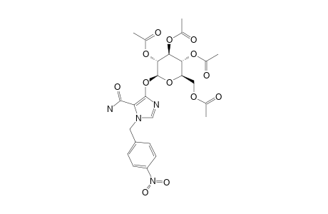 1-(4-NITROBENZYL)-4-(2,3,4,6-TETRA-O-ACETYL-BETA-D-GLUCOPYRANOSYLOXY)-1H-IMIDAZOLE-5-CARBOXAMIDE
