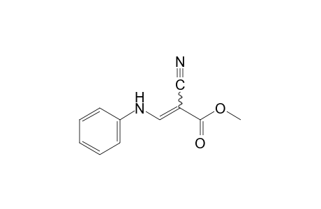 3-anilino-2-cyanoacrylic acid, methyl ester