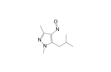 1,3-Dimethyl-5-(2-methylpropyl)-4-nitroso-pyrazole