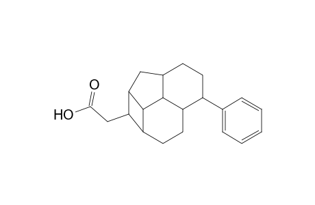 1H-Cyclobut[bc]acenaphthylene-1-acetic acid, dodecahydro-5-phenyl-, (1.alpha.,1a.alpha.,2a.beta.,5.alpha.,5a.alpha.,7a.alpha.,7b.alpha.,7 c.alpha.)-(.+-.)-