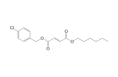 Fumaric acid, 4-chlorobenzyl hexyl ester