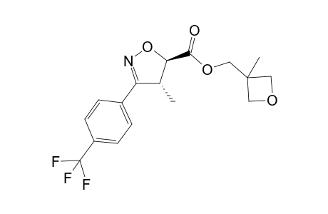 (3-Methyloxetan-3-yl)-methyl 3-(4-trifluoromethylphenyl)-4,5-dihydroisoxazole-4-methyl-5-carboxylate