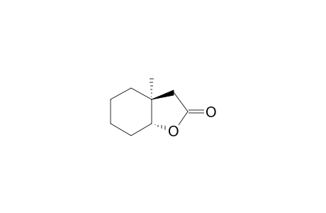 (3aS,7aR)-3a-methyl-3,4,5,6,7,7a-hexahydro-1-benzofuran-2-one