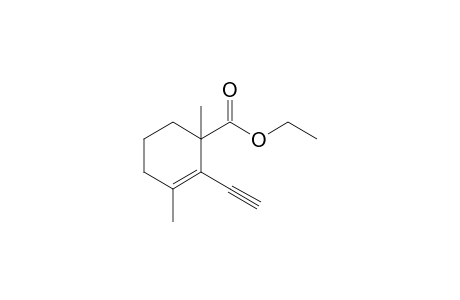 Ethyl 2-ethynyl-1,3-dimethylcyclohex-2-ene-1-carboxylate