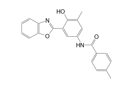 benzamide, N-[3-(2-benzoxazolyl)-4-hydroxy-5-methylphenyl]-4-methyl-