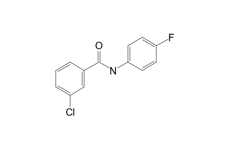 3-Chloro-N-(4-fluorophenyl)benzamide