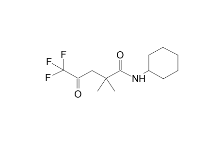 N-CYCLOHEXYL-1,1-DIMETHYL-4,4,4-TRIFLUOROLEVULINIC ACID, AMIDE