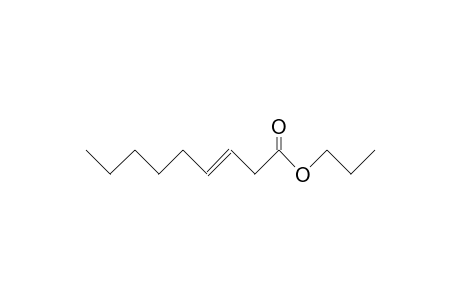 trans-3-Nonenoic acid, propyl ester