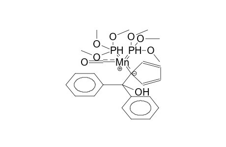 (1-DIPHENYLHYDROXYMETHYLCYCLOPENTADIENYL)CARBONYLBIS(TRIMETHYLPHOSPHITE)MANGANESE