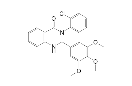 3-(2-Chlorophenyl)-2-(3,4,5-trimethoxyphenyl)-1,2-dihydroquinazolin-4-one