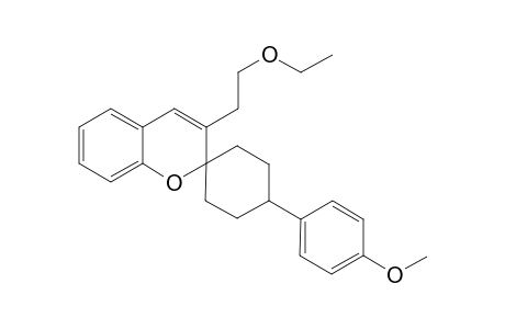 3-(2-Ethoxyethyl)-4'-(4-methoxyphenyl)spiro[chromene-2,1'-cyclohexane]