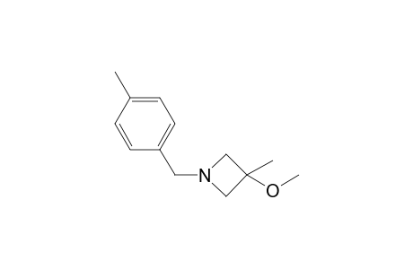3-Methoxy-3-methyl-1-(4-methylbenzyl)azetidine