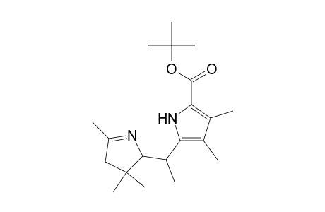 1H-Pyrrole-2-carboxylic acid, 5-[1-(3,4-dihydro-3,3,5-trimethyl-2H-pyrrol-2-yl)ethyl]-3,4-dimethyl-, 1,1-dimethylethyl ester