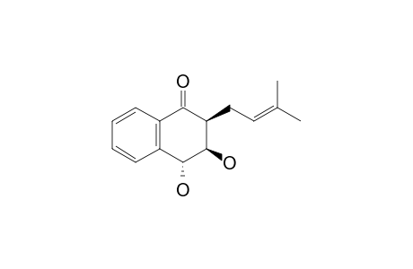 (2S,3R,4R)-3,4-dihydroxy-2-(3-methylbut-2-enyl)-3,4-dihydro-2H-naphthalen-1-one