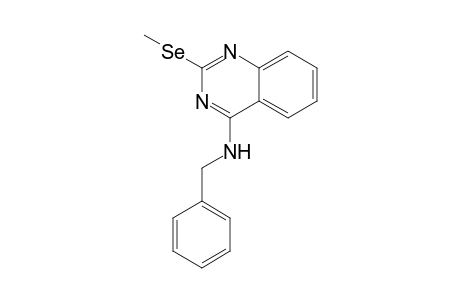 4-Benzylamino-2-methylselenoquinazoline