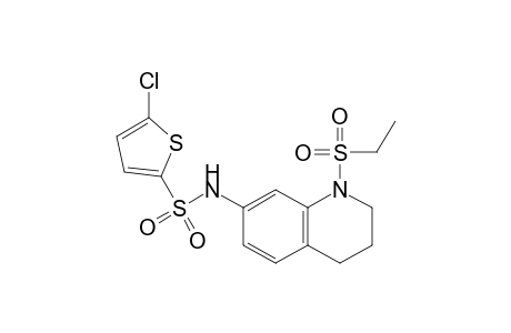 5-Chloro-N-(1-(ethylsulfonyl)-1,2,3,4-tetrahydroquinolin-7-yl) thiophene-2-sulfonamide