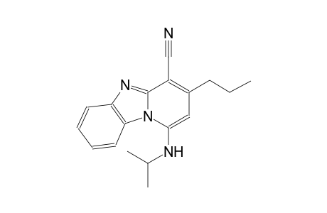 1-(isopropylamino)-3-propylpyrido[1,2-a]benzimidazole-4-carbonitrile