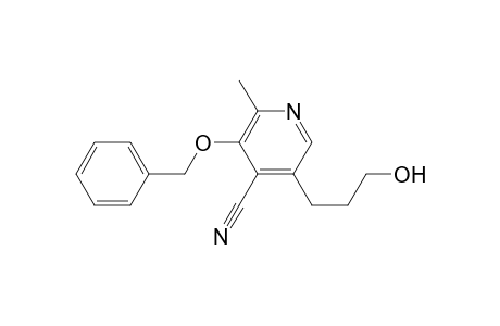 3-(5'-Benzyloxy-4'-cyano-6'-methyl-3'-pyridyl)propanol