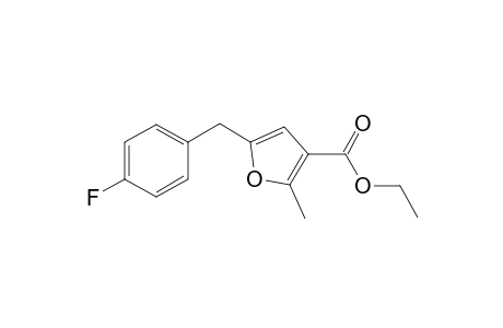 5-(4-fluorobenzyl)-2-methyl-3-furancarboxylic acid ethyl ester