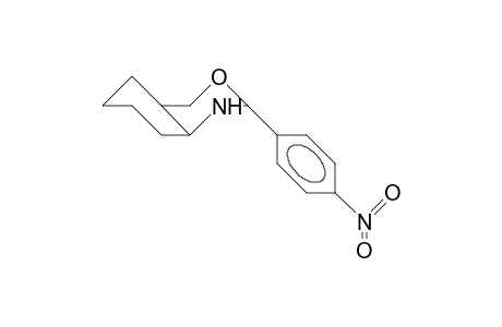 trans-2-(4-Nitro-phenyl)-4,5-tetramethylene-perhydro-1,3-oxazine