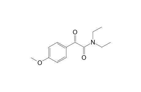 N,N-Diethyl-4-methoxy-alpha.-oxobenzeneacetamide