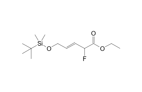 Ethyl (3E)-5-{[tert-butyl(dimethyl)silyl]oxy}-2-fluoropent-3-enoate