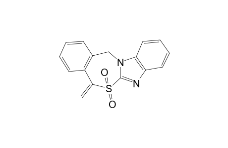 7-methylene-12H-benzimidazolo[2,1-c][2,4]benzothiazepine 6,6-dioxide