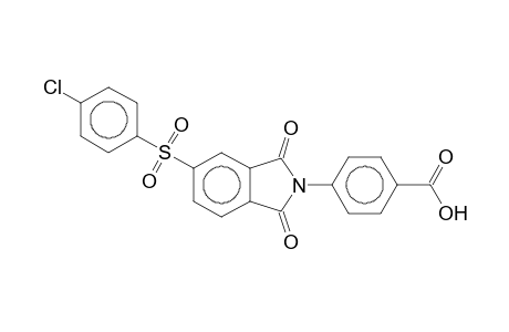 4-[4-(4-Chlorophenylsulfonyl)phthalimido]benzoic acid