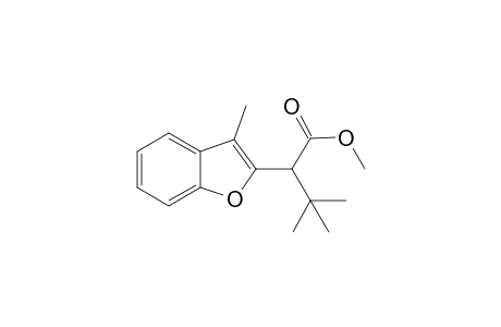 3,3-Dimethyl-2-(3-methylbenzofuran-2-yl)butyric acid methyl ester