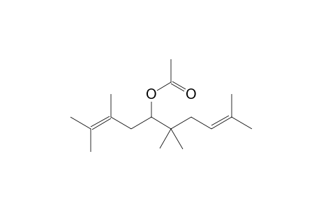 2,3,6,6,9-Pentamethyldeca-2,8-dien-5-yl acetate