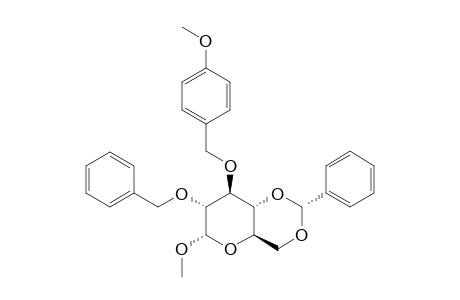 METHYL-2-O-BENZYL-4,6-O-BENZYLIDENE-3-O-(4-METHOXYBENZYL)-ALPHA-D-GLUCOPYRANOSIDE