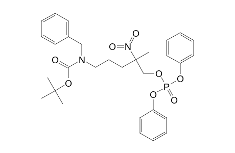 5-[N-BENZYL-N-(TERT.-BUTYLOXYCARBONYL)]-AMINO-2-METHYL-2-NITRO-1-(DIPHENYLPHOSPHATOXY)-PENTANE