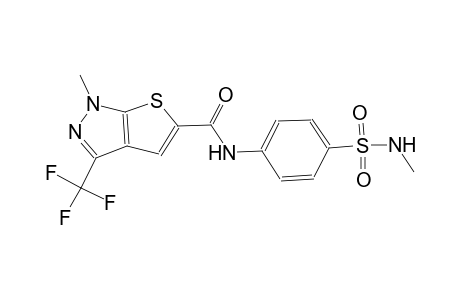 1-methyl-N-{4-[(methylamino)sulfonyl]phenyl}-3-(trifluoromethyl)-1H-thieno[2,3-c]pyrazole-5-carboxamide