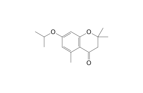 7-(Isopropoxy)-2,2,5-trimethyl-4-chromanone