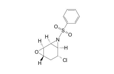 3-Oxa-8-azatricyclo[5.1.0.0(2,4)]octane, 6-chloro-8-(phenylsulfonyl)-, (1.alpha.,2.alpha.,4.alpha.,6.alpha.,7.alpha.)-(.+-.)-