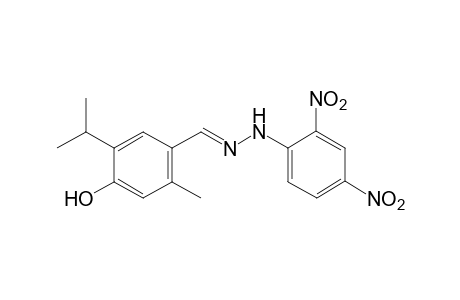 4-hydroxy-5-isopropyl-2-methylbenzaldehyde, 2,4-dinitrophenylhydrazone