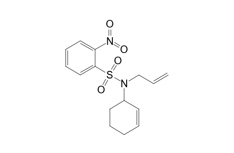 N-(1-cyclohex-2-enyl)-2-nitro-N-prop-2-enylbenzenesulfonamide