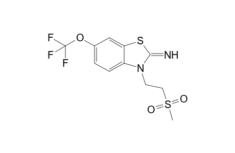 3-(2-methylsulfonylethyl)-6-(trifluoromethoxy)-1,3-benzothiazol-2-imine