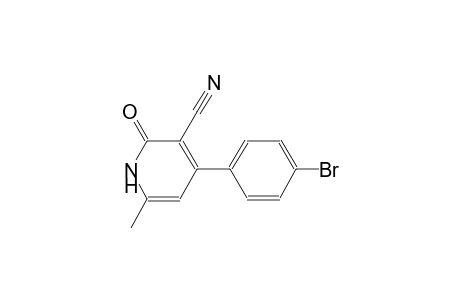 4-(4-bromophenyl)-6-methyl-2-oxo-1,2-dihydro-3-pyridinecarbonitrile
