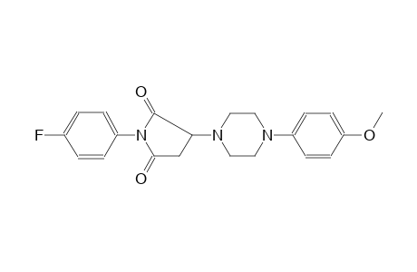 1-(4-fluorophenyl)-3-[4-(4-methoxyphenyl)-1-piperazinyl]-2,5-pyrrolidinedione