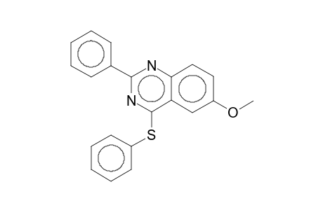 6-Methoxy-2-phenyl-4-phenylsulfanyl-quinazoline