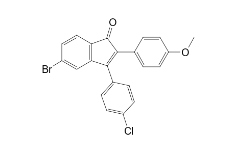 5-Bromo-3-(4-chlorophenyl)-2-(4-methoxyphenyl)-1H-inden-1-one