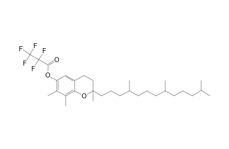 (+)-.gamma.-tocopherol, o-pentafluoropropionyl-