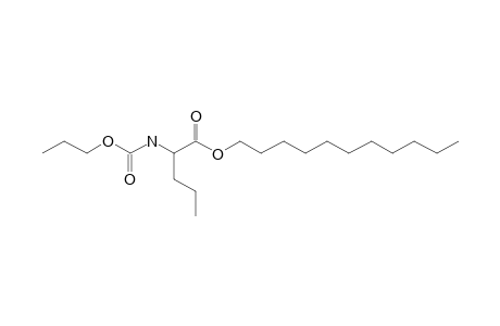 L-Norvaline, N-propoxycarbonyl-, undecyl ester