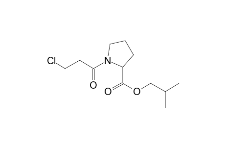 L-Proline, N-(3-chloropropionyl)-, isobutyl ester