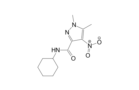 N-cyclohexyl-1,5-dimethyl-4-nitro-1H-pyrazole-3-carboxamide