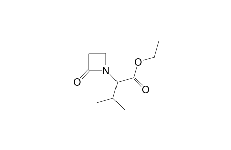 1-Azetidineacetic acid, .alpha.-(1-methylethyl)-2-oxo-, ethyl ester