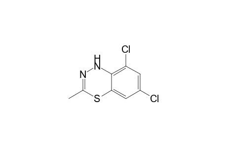 1H-4,1,2-Benzothiadiazine, 6,8-dichloro-3-methyl-